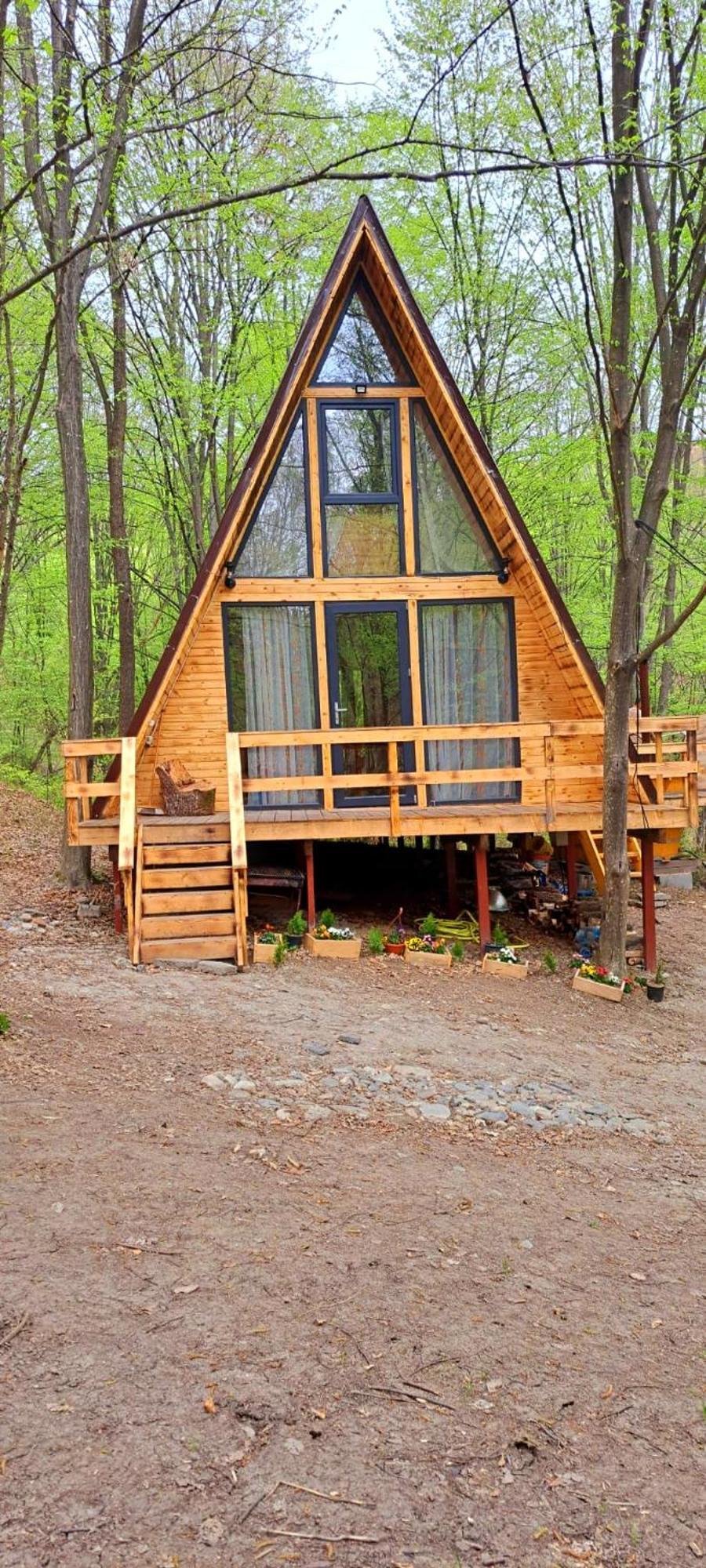 Cabanaaframe Curtea de Argeş Exterior foto