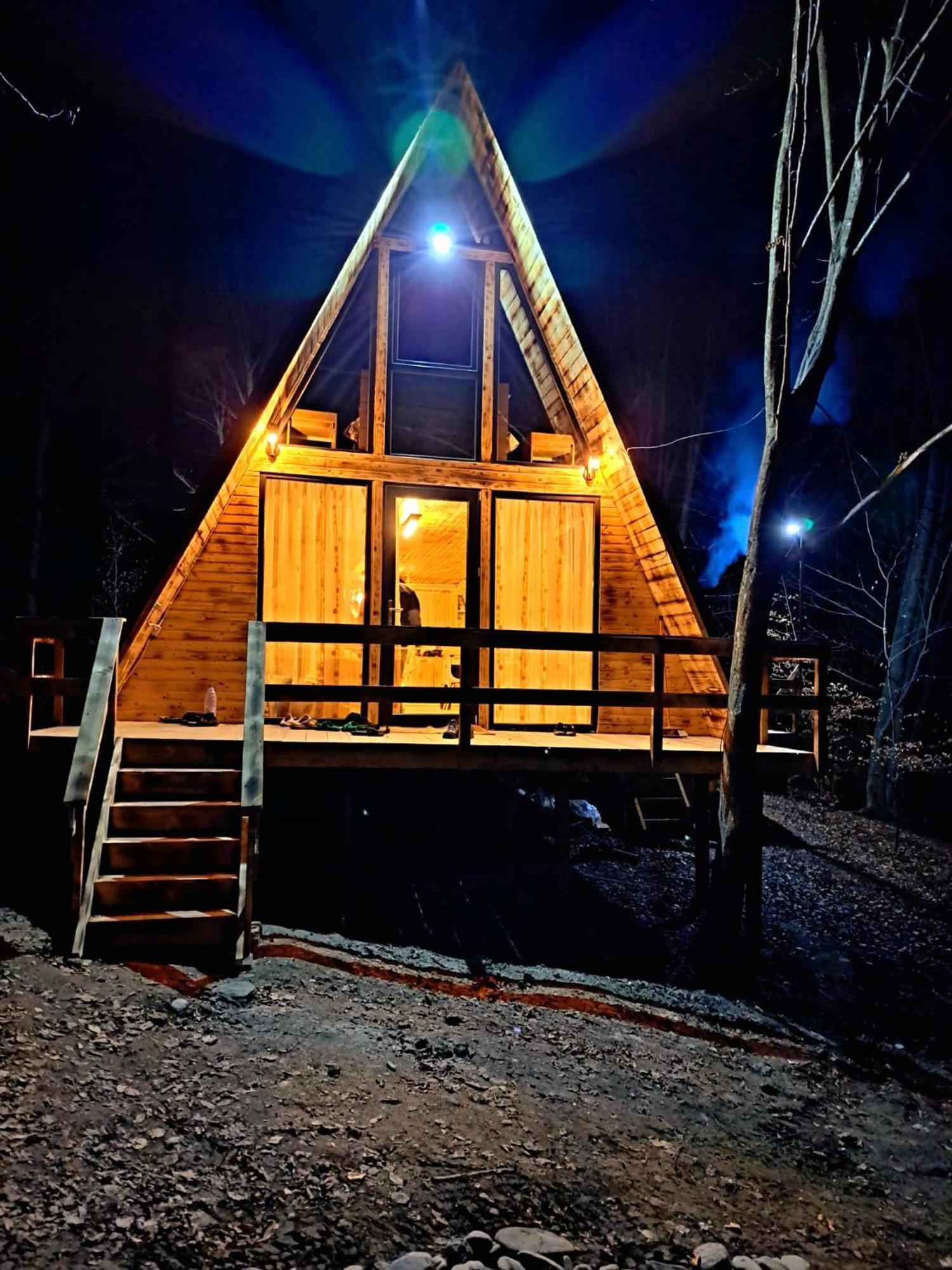 Cabanaaframe Curtea de Argeş Exterior foto